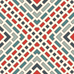 Diagonal dashed lines abstract background. Outline seamless pattern with geometric motif. Simple symmetric ornament.
