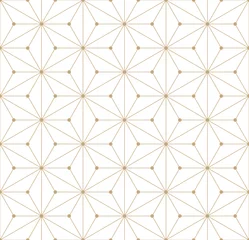 Tuinposter Art deco minimale heilige geometrie grafische naadloze patroonafdruk