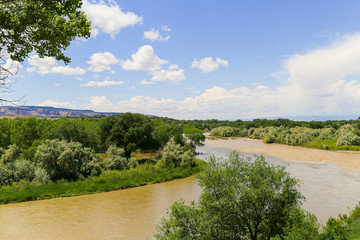 Fototapeta na wymiar Confluence of Rivers