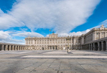 Fototapeta premium The Royal Palace of Madrid, Spain.