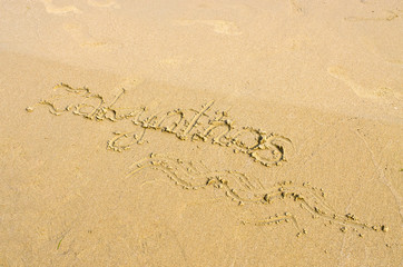 Zakynthos on the sand