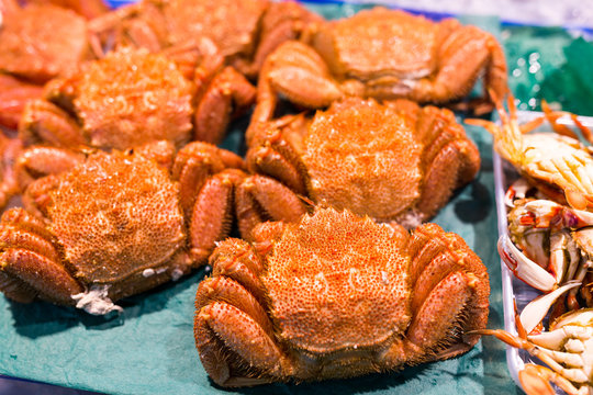 Crab in market
