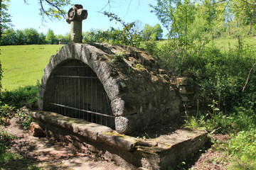 Fontaine du Chassang à Curemonte.(Corrèze)
