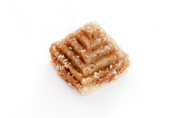 pyramid shape homemade sweet cake