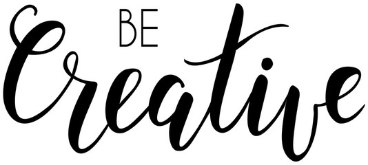 Hand lettering message