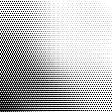 Vector halftone pattern background. Isolated on white.