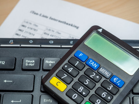 Onlinebanking Tangenerator Tan-Liste