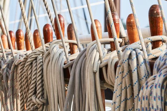 Fototapeta Seile und Taue