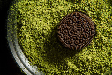 matcha and chocolate