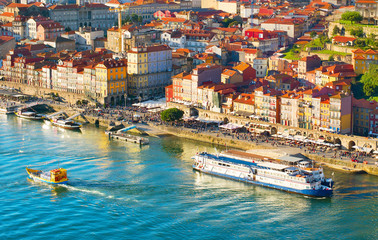 Fototapeta premium Nabrzeże Porto, Portugalia
