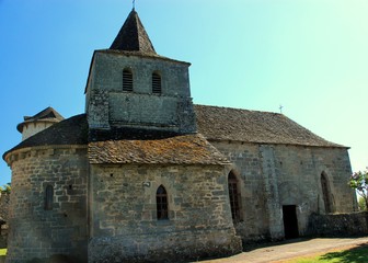Eglise de La Chapelle-Saint-Géraud.(Corrèze)