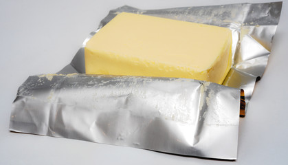 Butter auswickeln