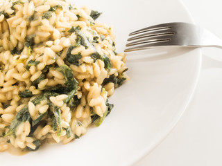 Nettle risotto