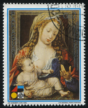 Virgin and the Child by Jan Gossaert