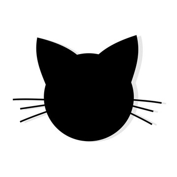 Cat Head Shape Icon