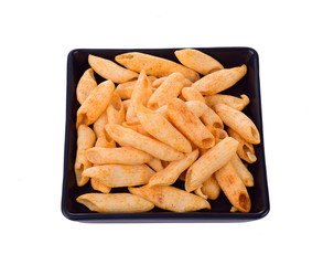 Snack isolated on white background