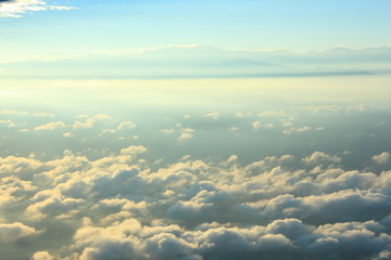 Cloudscape, view from airplane