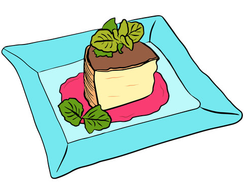 Cake - Dessert - Illustration