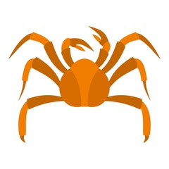 Big crab icon isolated