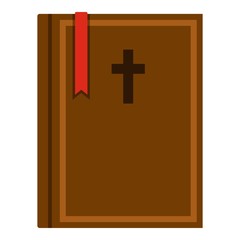 Fototapeta premium Bible icon isolated