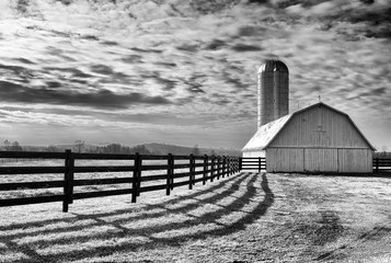 Barn and Fence