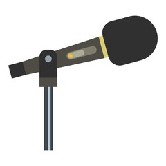 Sound recording equipment icon isolated