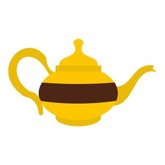 Teapot icon isolated