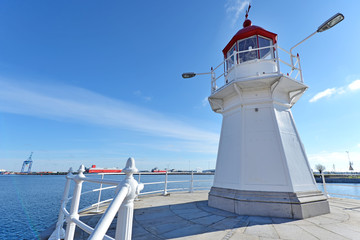 Lighthouse, Malmö, Sweden - obrazy, fototapety, plakaty