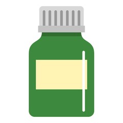 Medicine bottle icon isolated