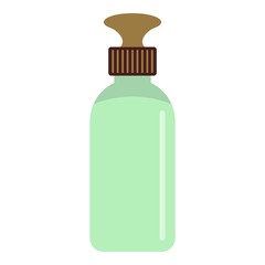 Closed vial icon isolated