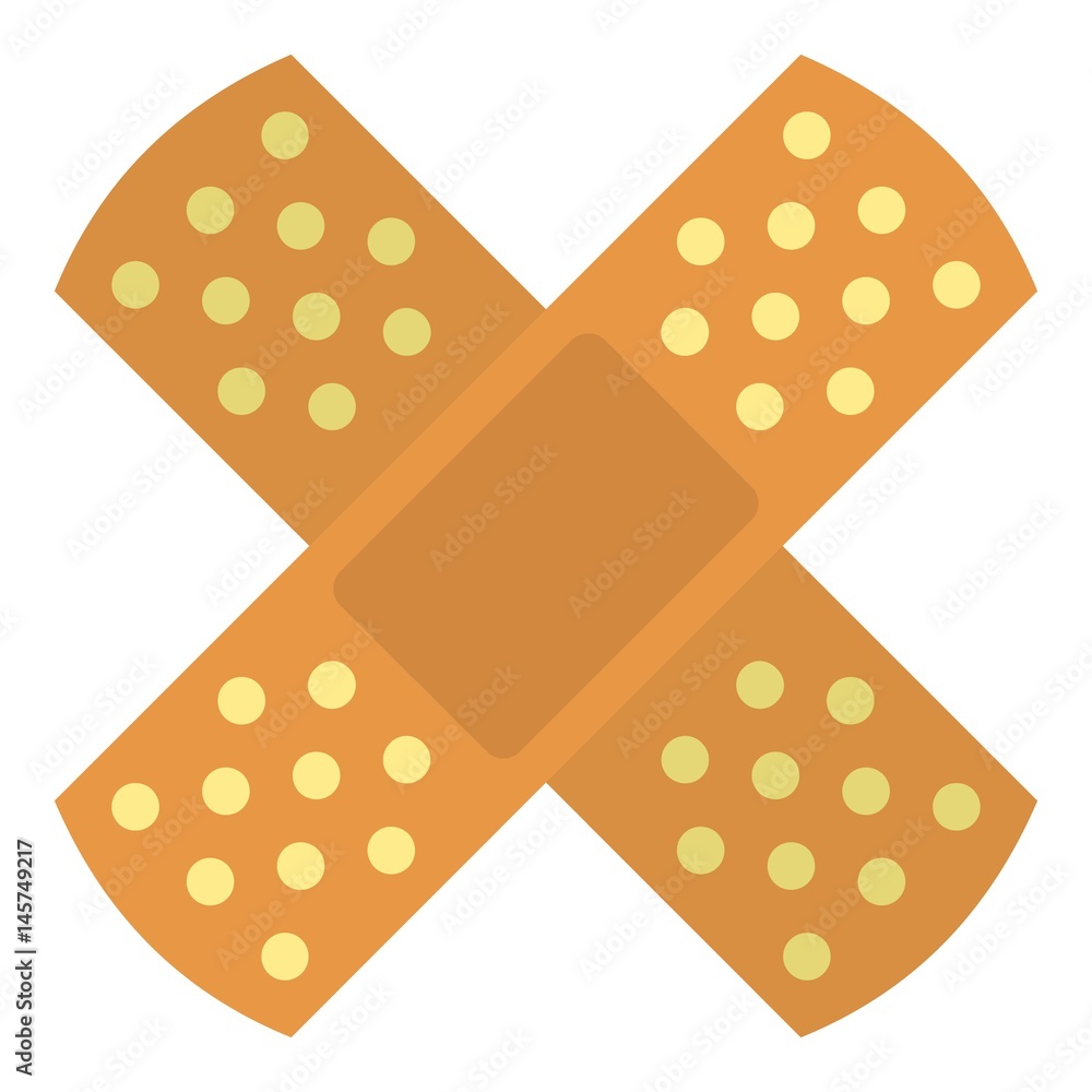 Poster patch icon isolated