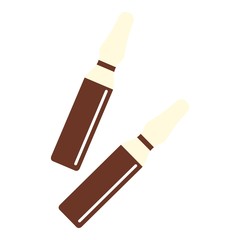 Iodine sticks icon isolated