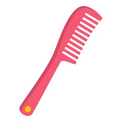 Comb icon isolated