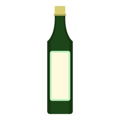Vinegar bottle icon isolated