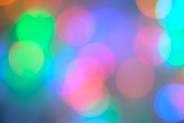 bokeh blurring lights.