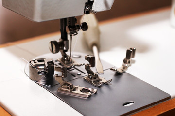 Woman's hobby, Sewing machine, thread, cloth