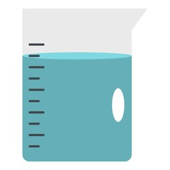 Glass pitcher of water icon isolated