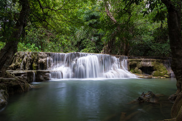 Fototapeta na wymiar Huay Mae Khamin Waterfall