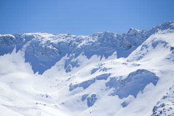 Obraz premium Mountain snow