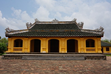 Templs inside Hue citadel, Vietnam