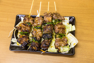yakitori - Japanese style grilled chicken.