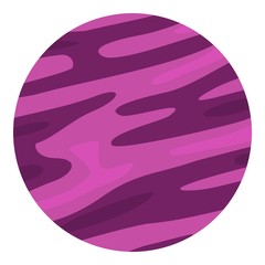 Far away planet icon isolated