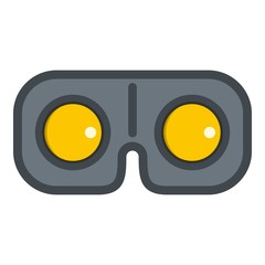 Game glasses icon isolated