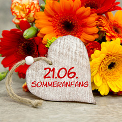 Sommeranfang 21. Juni
