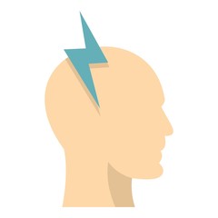 Brainstorming icon isolated