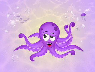 octopus on the seabed