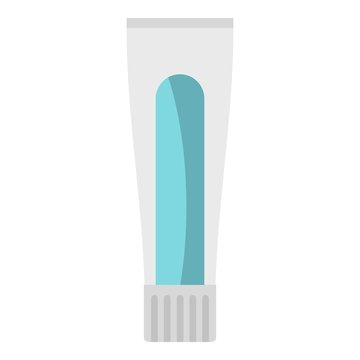 Tube of toothpaste icon isolated