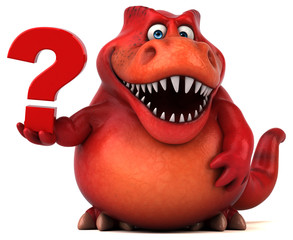 Obraz premium Fun dinosaur - 3D Illustration