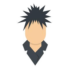 Singer icon isolated