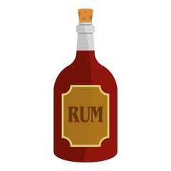 Rum icon isolated